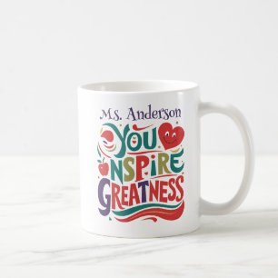 Taza De Café Mejor Mug de regalo de agradecimiento a los profes