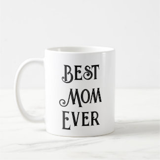 Taza De Café Mejor Mug de sólo texto para mamá - Regalo de nomb