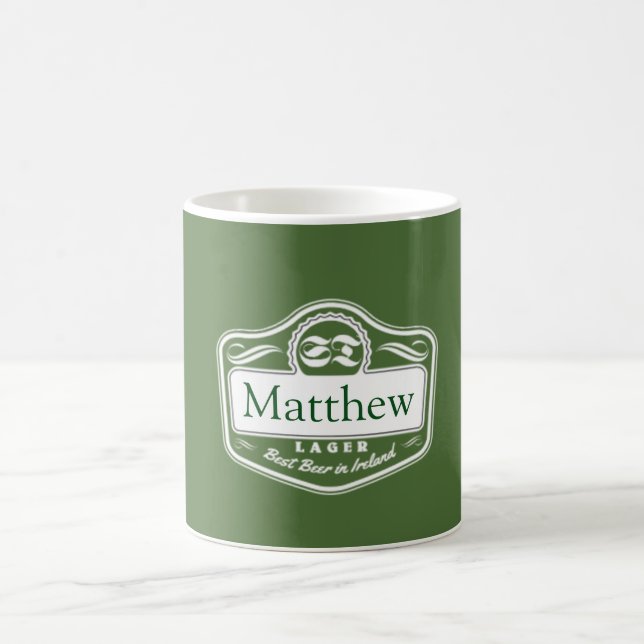 Taza De Café Mejor Mug Personalizada de Cerveza (Centro)