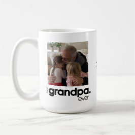 Taza De Café Mejor Muñeca de Fotografía Grande del Abuelo
