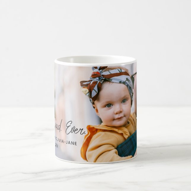 Taza De Café Mejor Muñoz de fotos única de papá (Centro)