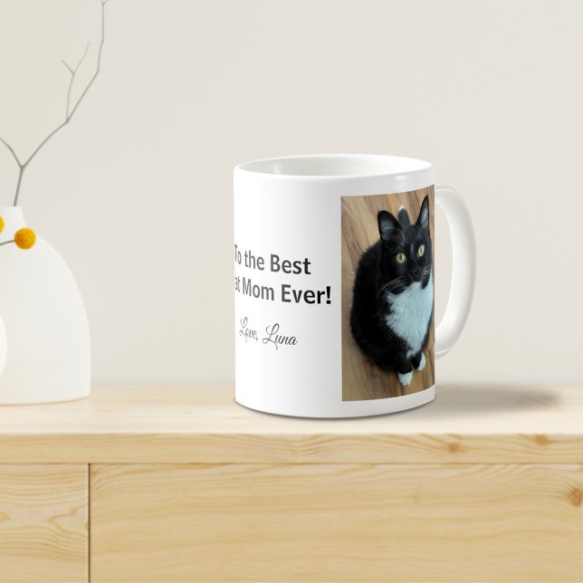 Taza De Café Mejor Muñoz Fotográfica De Mamá De Gato (Subido por el creador)