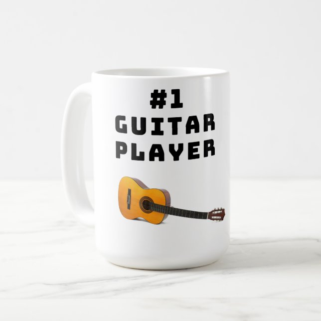 Taza De Café Mejor Música Guitar (Anverso izquierdo)