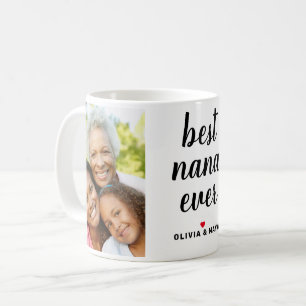 Taza De Café Mejor Nana Foto Jamás