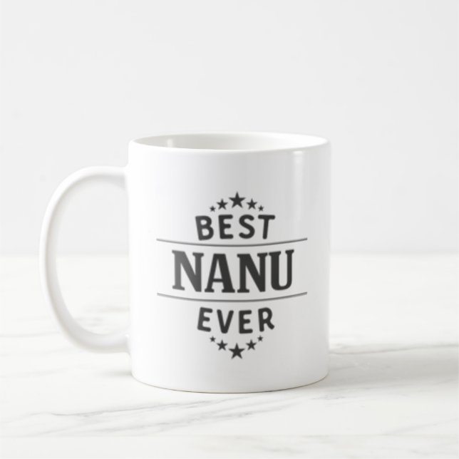 Taza De Café Mejor Nanu Ever (Izquierda)
