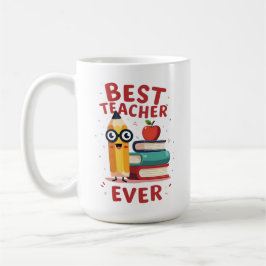 Taza De Café Mejor nombre personalizado de profesor