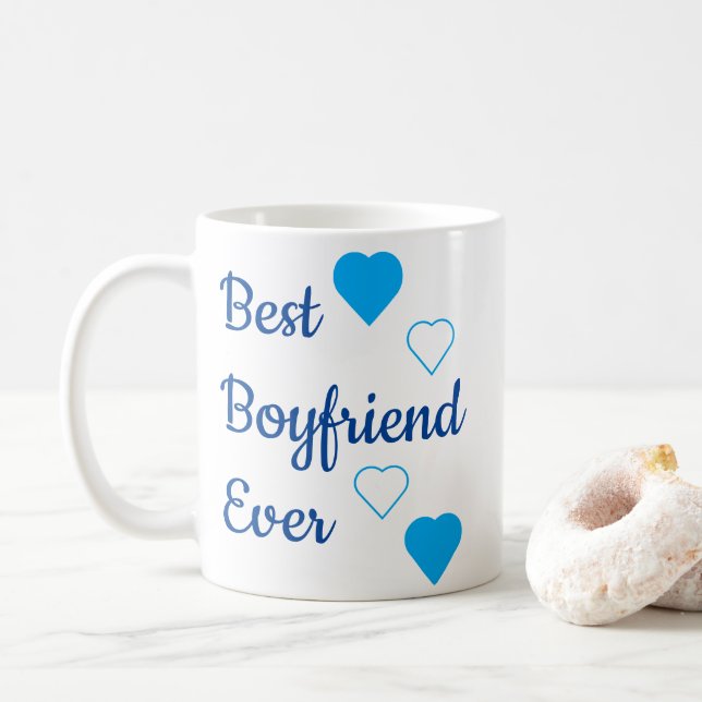 Taza De Café Mejor Novio (Con donut)