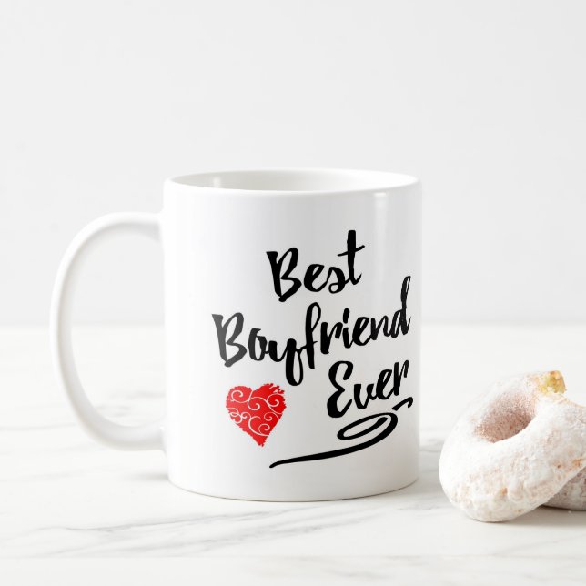 Taza De Café Mejor Novio (Con donut)