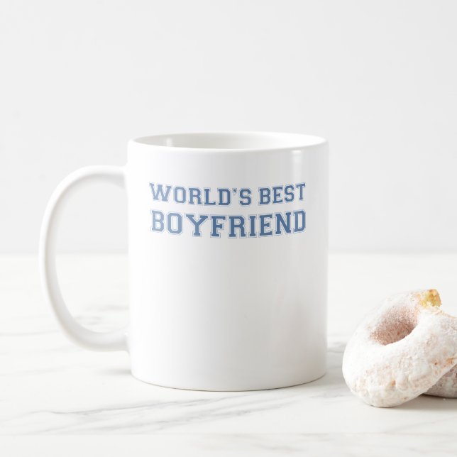 Taza De Café Mejor Novio del Mundo (Con donut)