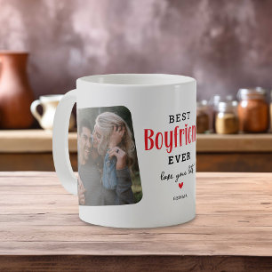 Taza De Café Mejor NOVIO del mundo 2 Regalo Foto Lindo