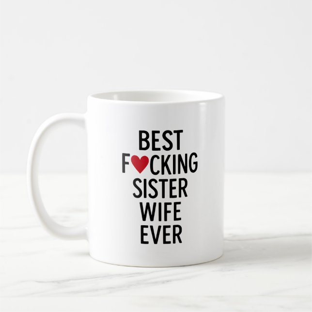 Taza De Café Mejor p**o Hermana Mug (Izquierda)