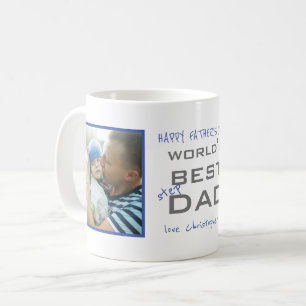 Taza De Café Mejor Padrastro del Mundo Personalizado