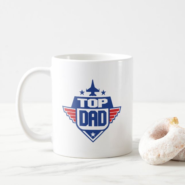 Taza De Café Mejor Papá Avión (Con donut)
