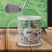 Mejor Papá De La Bola De Golf De collage de fotos