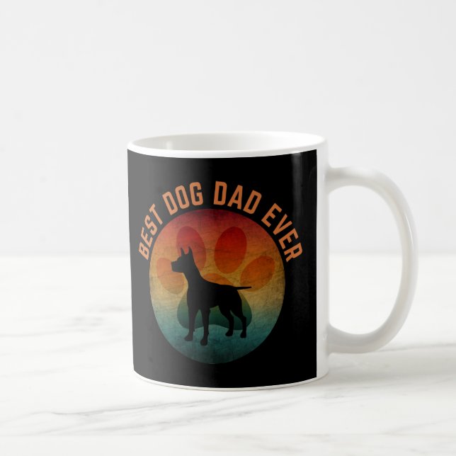 Taza De Café mejor papá de perro de todos (Derecha)