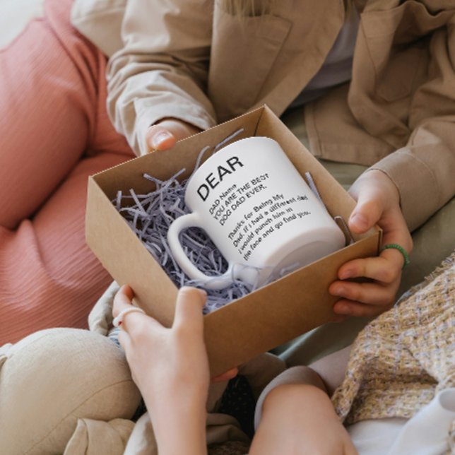 Taza De Café mejor papá de perro jamás Personalizado (best dog dad ever Custom dad daddy gifts ideas custom name love for christmas holiday thanksgiving )