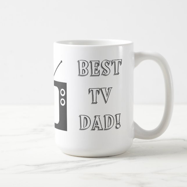Taza De Café ¡Mejor papá de TV! (Derecha)
