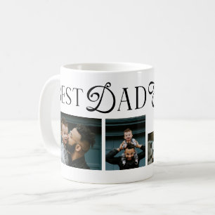 Taza De Café Mejor Papá del Mundo 3 Fotos Corazón Regalos Día d