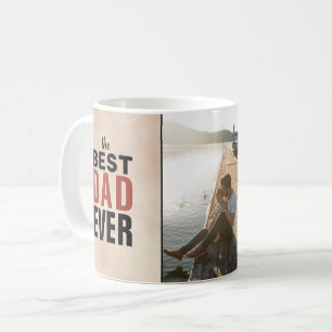Taza De Café Mejor Papá del Mundo Acuarela Foto Día del Padre