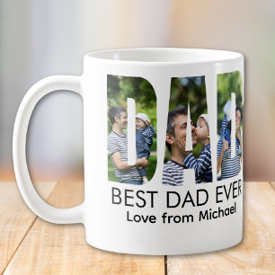 Taza De Café Mejor Papá del Mundo Foto Carta