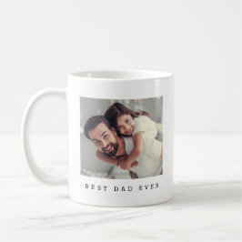 Taza De Café Mejor Papá del Mundo Foto Personalizada