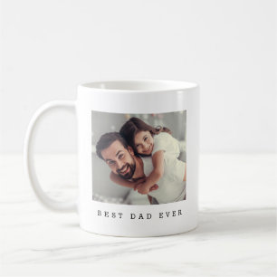 Taza De Café Mejor Papá del Mundo Foto Personalizada