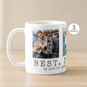 Taza De Café Mejor Papá del Mundo Foto Personalizada