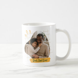 Taza De Café Mejor Papá del Mundo Foto Personalizada