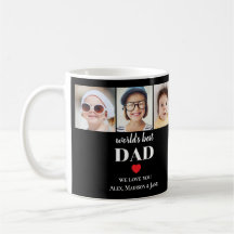 Mejor Papá del Mundo Te amamos 3 Nombres de Fotos