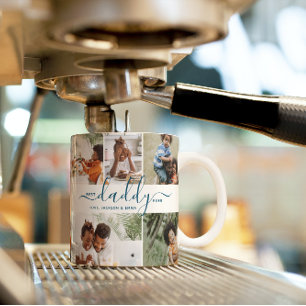 Taza De Café Mejor Papá del Mundo Texto Personalizado Regalo de