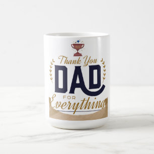 Taza De Café Mejor Papá – Diseño de Agradecimiento
