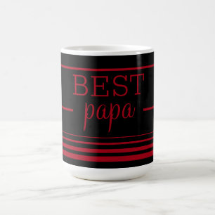 Taza De Café Mejor Papa elegante