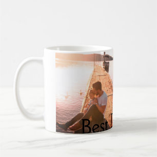 Taza De Café Mejor papá jamás agregar nombre imagen padres día