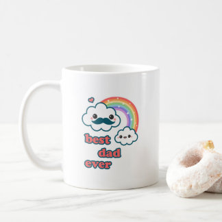 Taza De Café Mejor papá lindo de la nube
