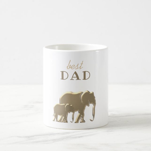 Taza De Café Mejor Papá Moderno (Centro)