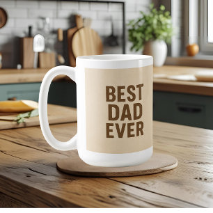 Taza De Café Mejor Papá ☕ Mug significativa para los padres �