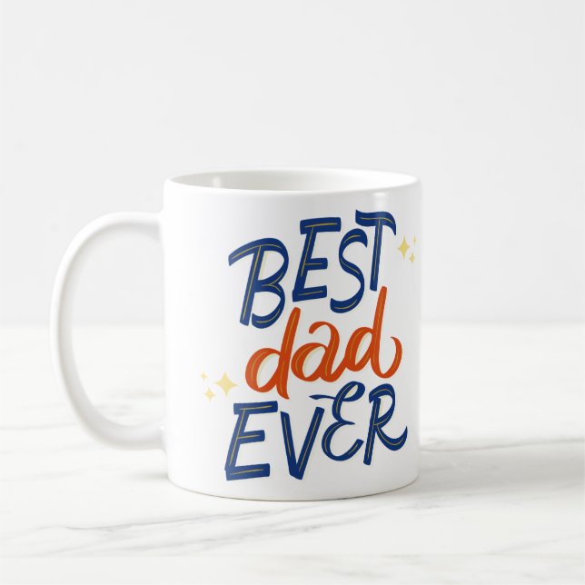 Taza De Café Mejor Papá Nunca (Izquierda)