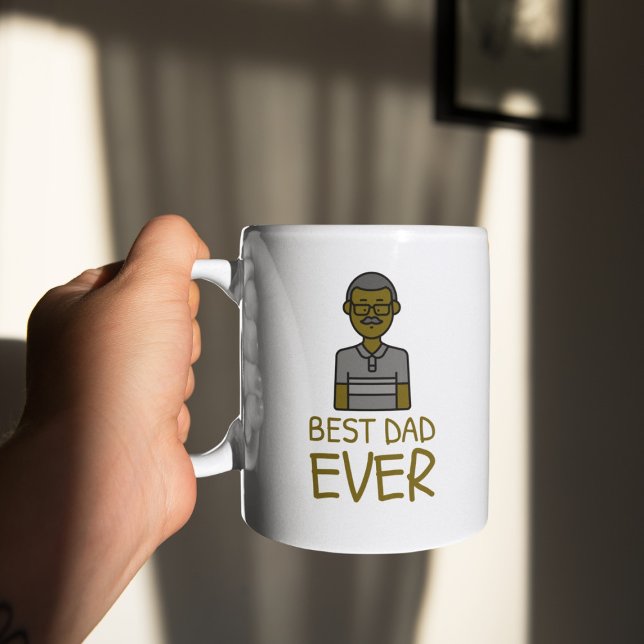 Taza De Café Mejor Papá Nunca (Subido por el creador)