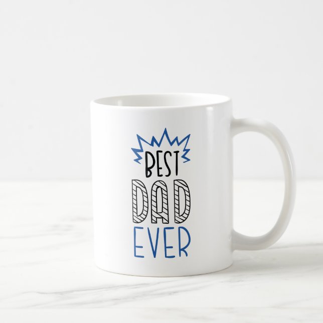 Taza De Café Mejor Papá Nunca (Derecha)
