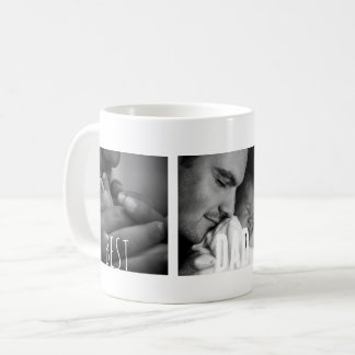 Taza De Café Mejor Papa nunca 3 foto personalizada