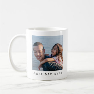 Taza De Café Mejor Papa nunca foto completa café personalizado