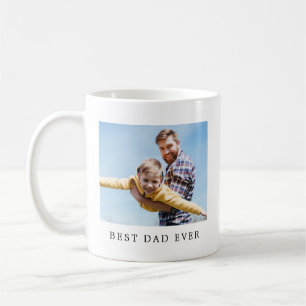 Taza De Café Mejor Papa nunca foto completa café personalizado
