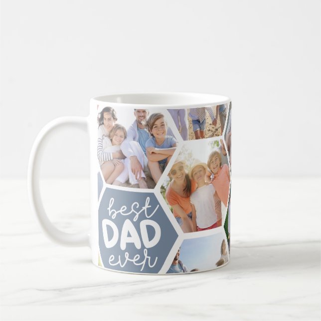 Taza De Café Mejor Papá Nunca | Foto de Blue Hexagons (Izquierda)