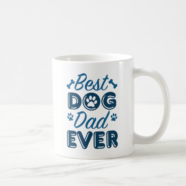 Taza De Café Mejor Papá Perro (Derecha)