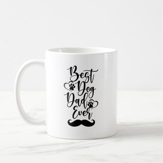 Taza De Café Mejor Papá Perro (Izquierda)