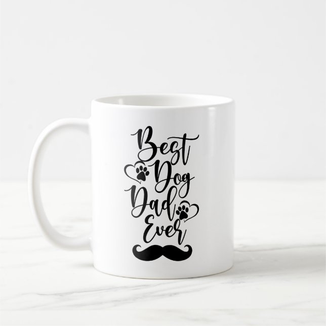 Taza De Café Mejor Papá Perro (Izquierda)