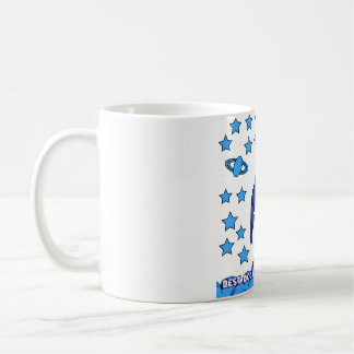 Taza De Café Mejor Papá Perro de la Galaxia Cohete Espacial Reg