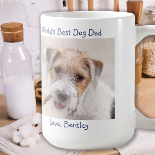 Taza De Café Mejor papá perro del mundo - Día del padre - Foto 