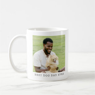 Taza De Café Mejor Papá Perro Personalizado Foto Recuerdo