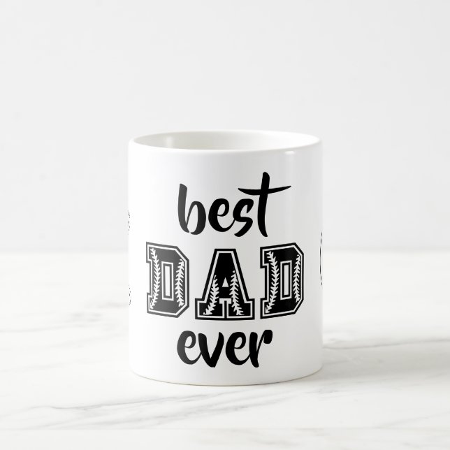 Taza De Café Mejor Papá Personalizado (Centro)
